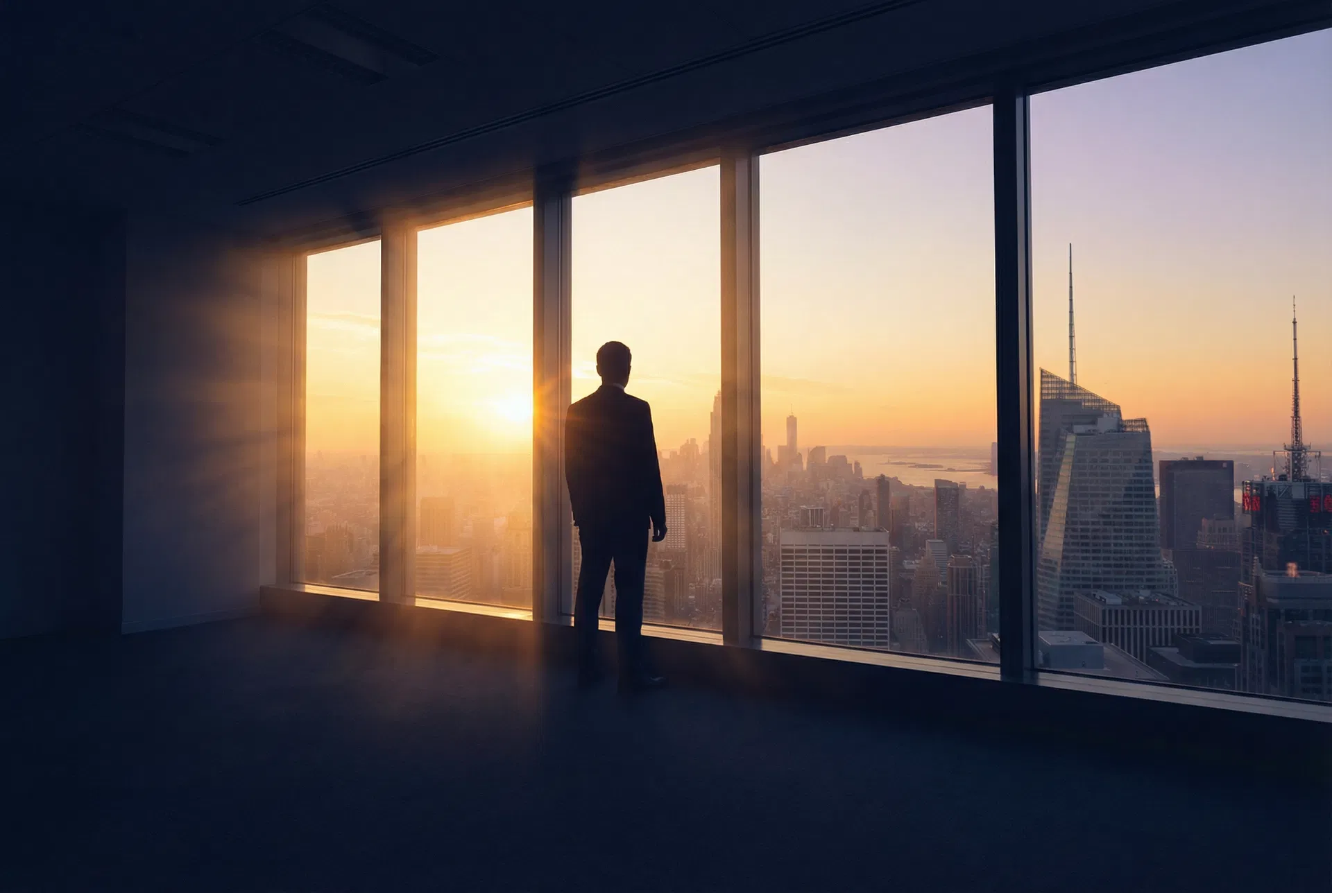 挑戦者のシルエット